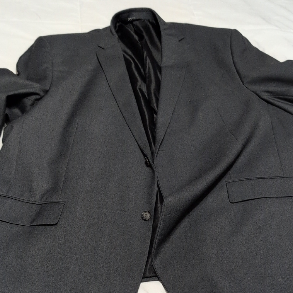 Elegant Charcoal Men's Suit Jacket